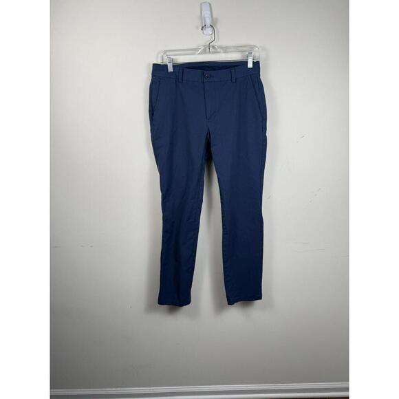 Vineyard Vines Mens Pants Size 32 X 29 Navy Blue Stretch On The Go Straight Leg - Picture 1 of 5